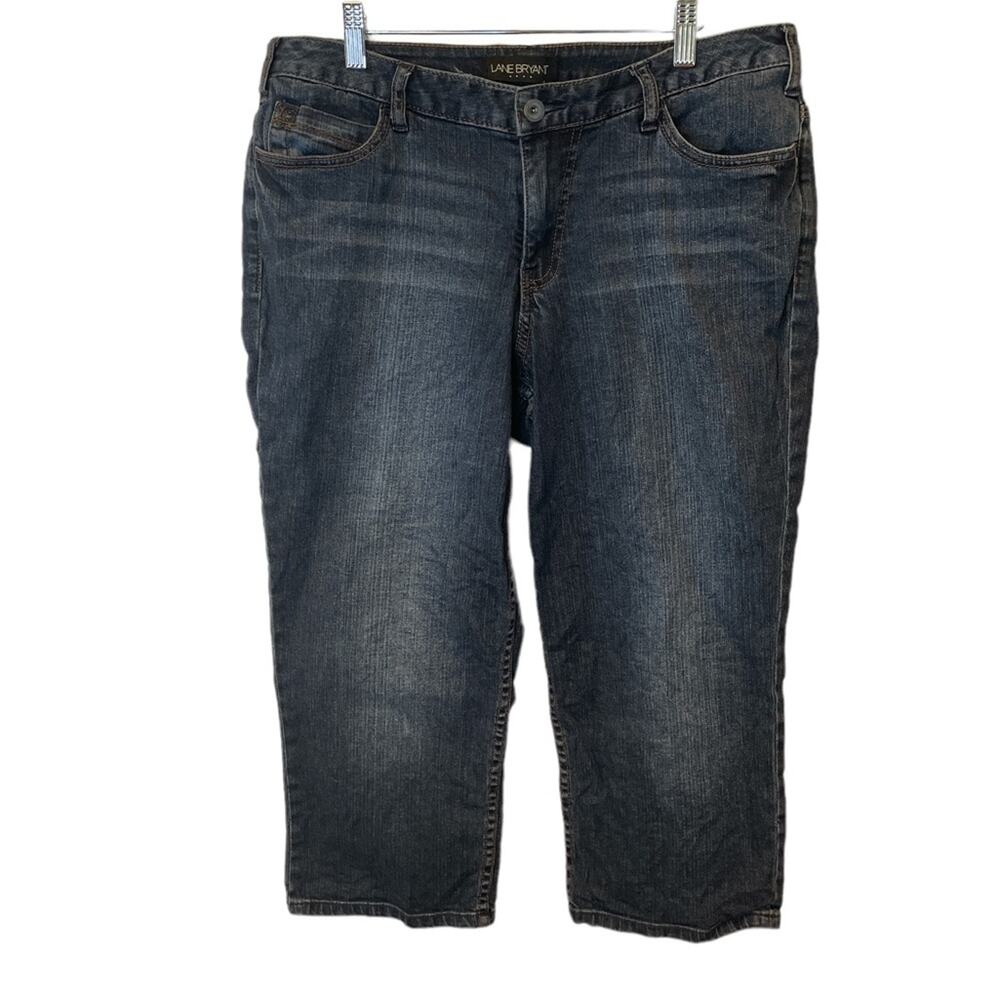 Lane Bryant denim No Size tag approximately 10